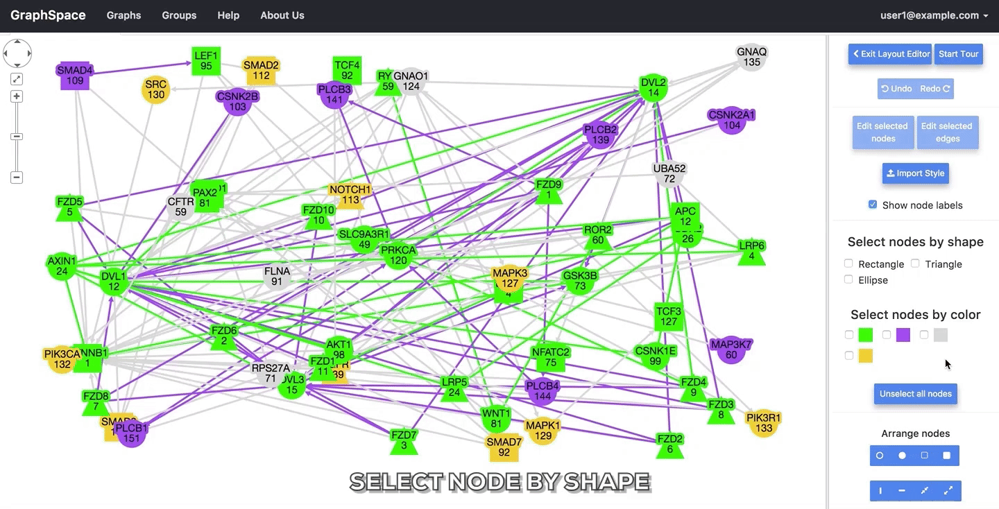 select nodes by shape