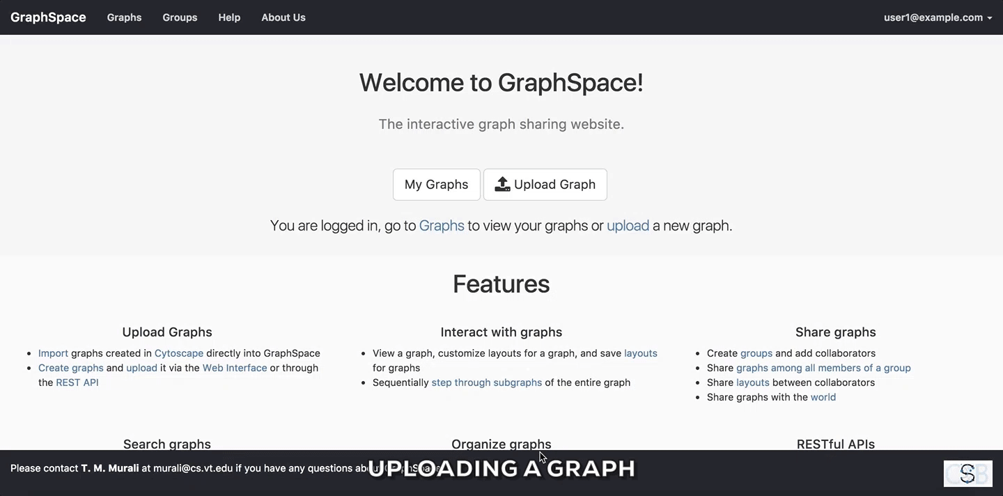Upload a graph