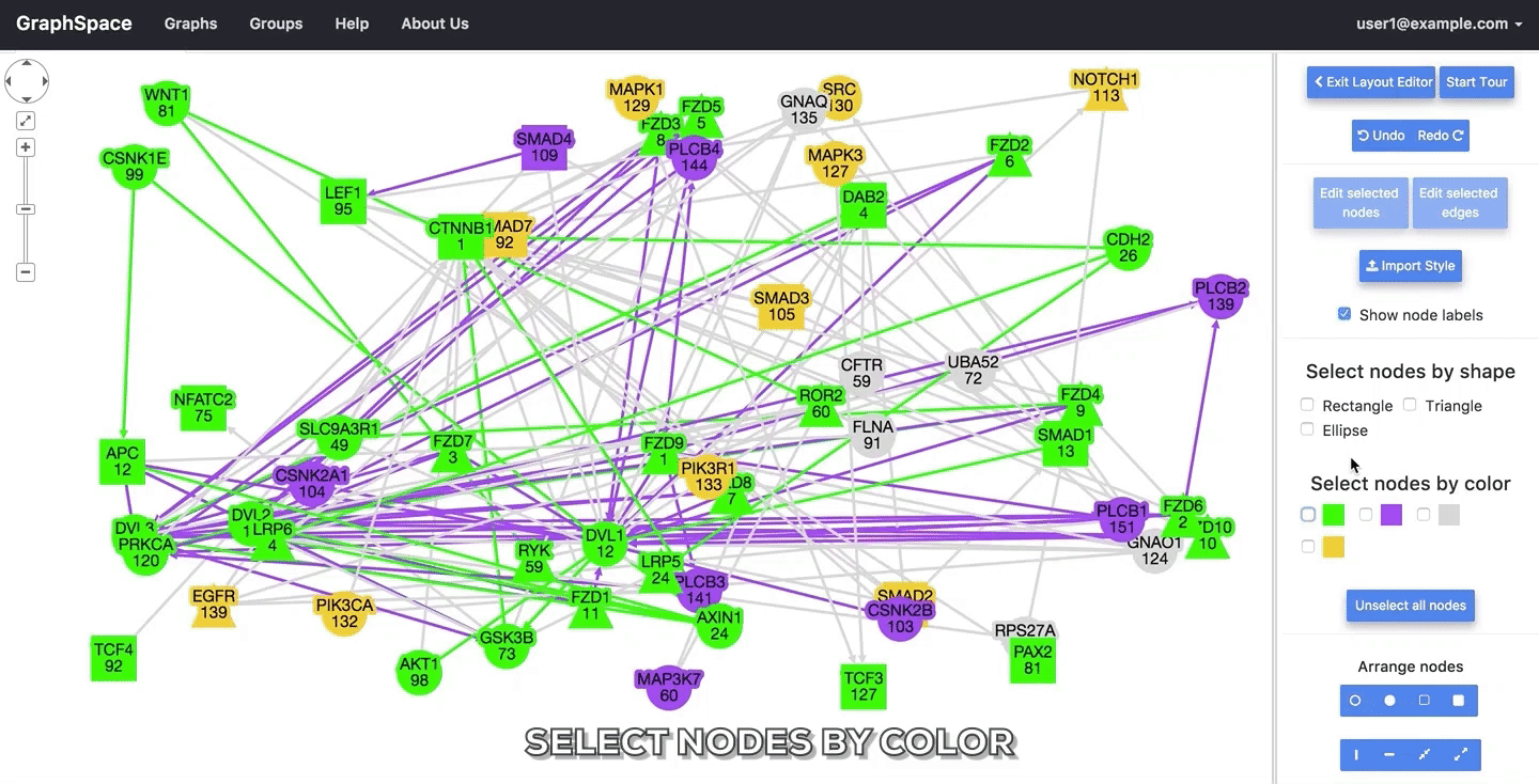 select nodes by color